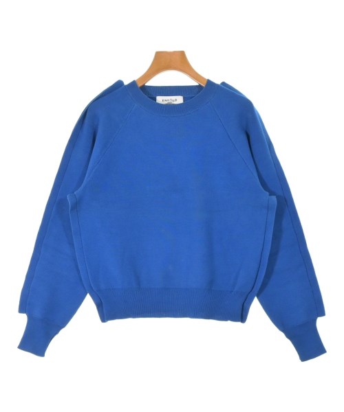 ENFOLD(エンフォルド)ニット・セーター 青 サイズ:38(M位)/2200663886074