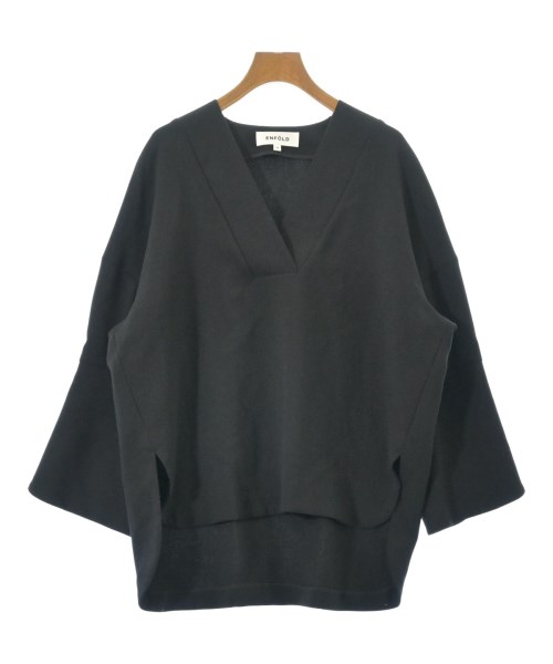 ENFOLD(エンフォルド)ブラウス 黒 サイズ:36(S位)/2200669390032