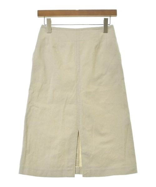 Demi-Luxe BEAMS(デミルクスビームス)ひざ丈スカート 白 サイズ:36(S位)/2200634953033