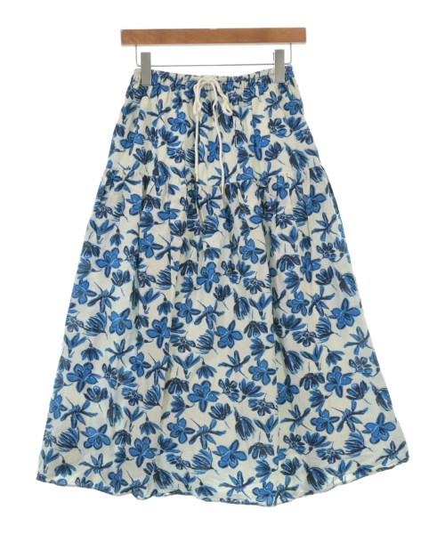 Demi-Luxe BEAMS(デミルクスビームス)ロング・マキシ丈スカート 白 サイズ:38(M位)/2200601753024