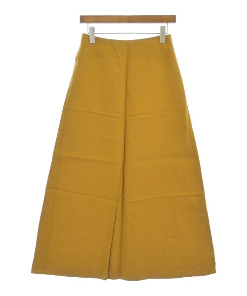 Demi-Luxe BEAMS(デミルクスビームス)ロング・マキシ丈スカート 黄 サイズ:38(M位)/2200639150062
