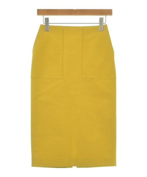 Demi-Luxe BEAMS(デミルクスビームス)ひざ丈スカート 黄 サイズ:34(XS位)/2200647631027