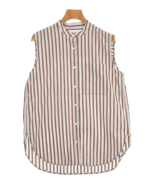 Demi-Luxe BEAMS(デミルクスビームス)カジュアルシャツ 茶 サイズ:38(M位)/2200666464040