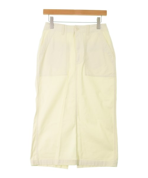 OPAQUE.CLIP(オペークドットクリップ)ひざ丈スカート 白 サイズ:38(M位)/2200662328056