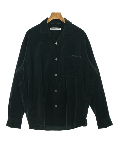 Acne Studios(アクネストゥディオズ)カジュアルシャツ 緑 サイズ:48(L位)/2200675850018
