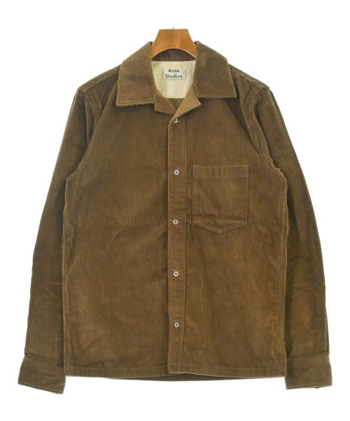 Acne Studios(アクネストゥディオズ)カジュアルシャツ 茶 サイズ:46(M位)/2200645452068