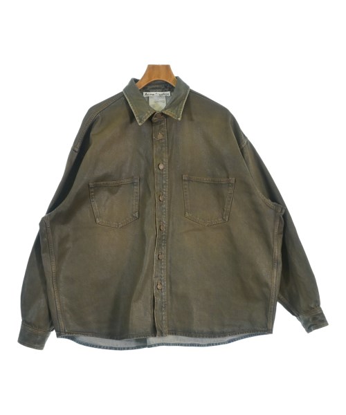 Acne Studios(アクネストゥディオズ)デニムジャケット 茶 サイズ:ML/2200684928012