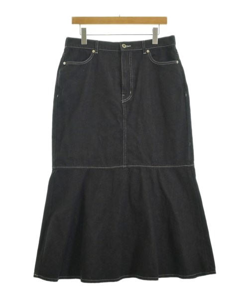 un dix cors(アンディコール)ロング・マキシ丈スカート 黒 サイズ:L/2200670623013