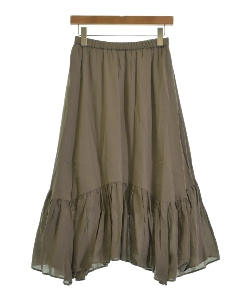 La TOTALITE(ラトータリテ)ロング・マキシ丈スカート 茶 サイズ:36(S位)/2200572449285