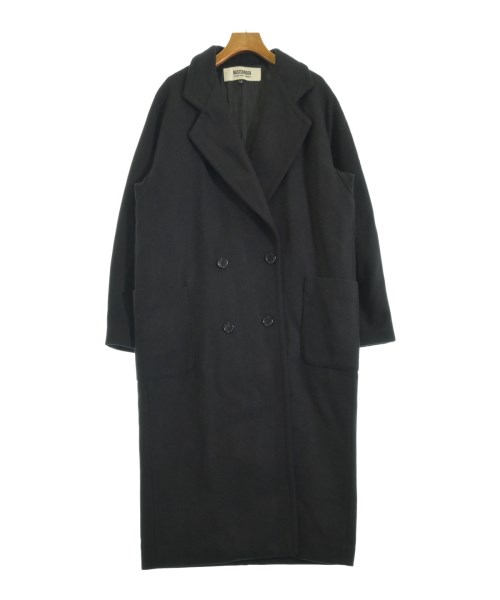 BASISBROEK(バシスブローク)チェスターコート 黒 サイズ:1(S位)/2200658122231