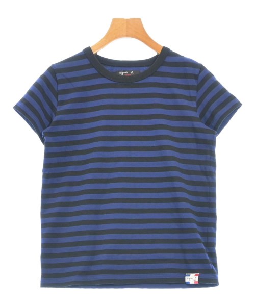 Agnes b.(アニエスベー)Tシャツ・カットソー 青 サイズ:1(S位)/2200590380041