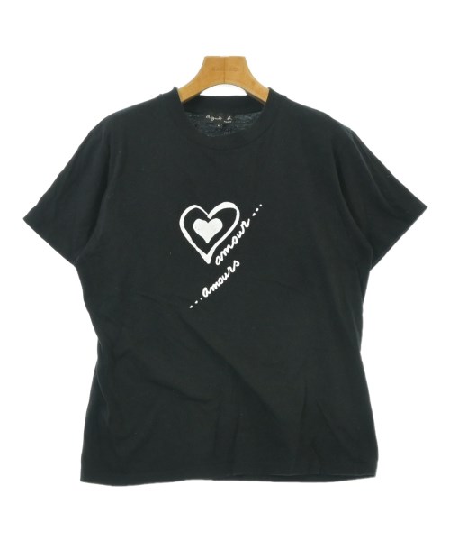 Agnes b.(アニエスベー)Tシャツ・カットソー 黒 サイズ:L/2200669880038