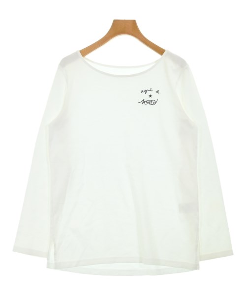 Agnes b.(アニエスベー)Tシャツ・カットソー 白 サイズ:F/2200683876031