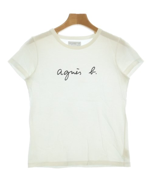 Agnes b.(アニエスベー)Tシャツ・カットソー 白 サイズ:1(S位)/2200680651136