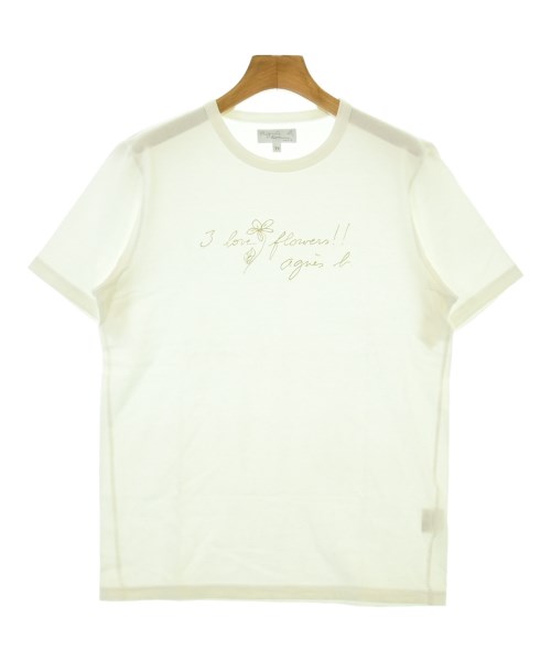 Agnes b. homme(アニエスベーオム)Tシャツ・カットソー 白 サイズ:1(S位)/2200678464083