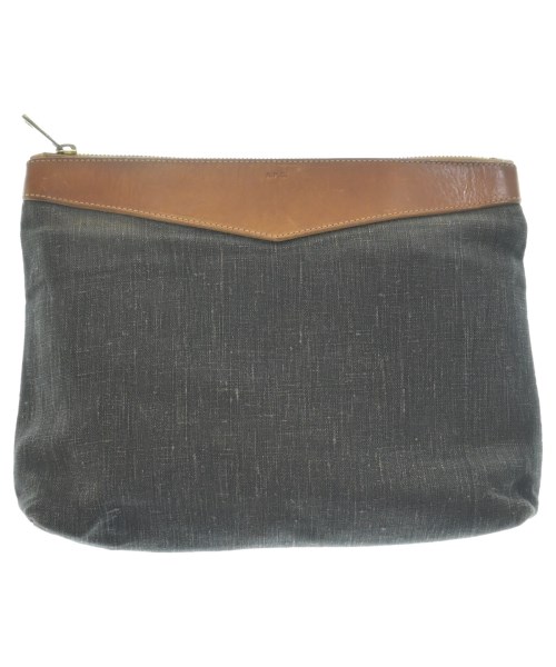 A.P.C.(アーペーセー)クラッチバッグ 茶 サイズ:-/2200651734035