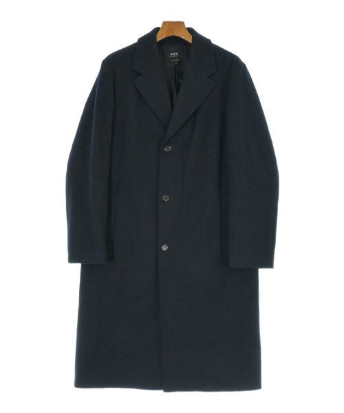 A.P.C.(アーペーセー)チェスターコート 紺 サイズ:S/2200687962051