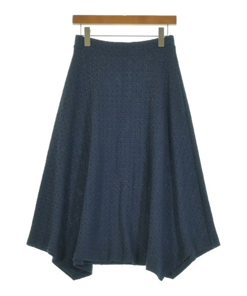 DES PRES(デプレ)ロング・マキシ丈スカート 紺 サイズ:36(S位)/2200560911060