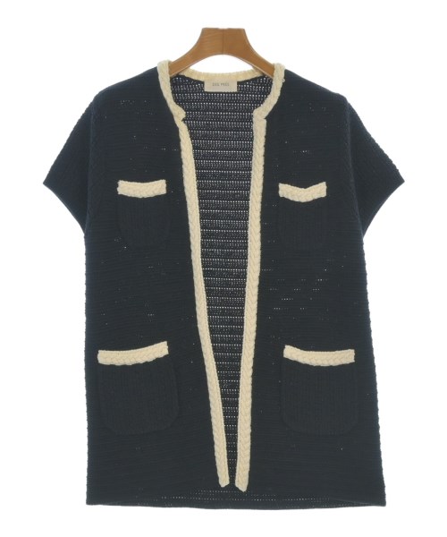 DES PRES(デプレ)カーディガン 紺 サイズ:F/2200639717043