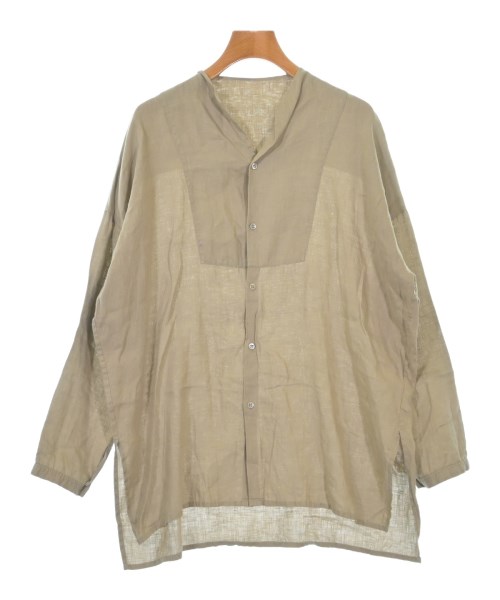 GALERIE VIE(ギャラリーヴィー)カジュアルシャツ ベージュ サイズ:36(M位)/2200609203064