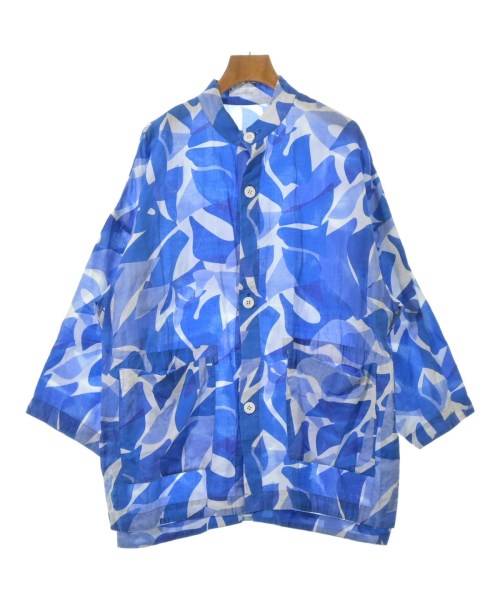 GALERIE VIE(ギャラリーヴィー)カジュアルシャツ 青 サイズ:36(M位)/2200605438019