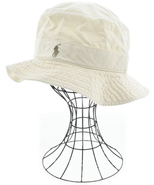 Polo Ralph Lauren(ポロラルフローレン)ハット 白 サイズ:M/2200683321036