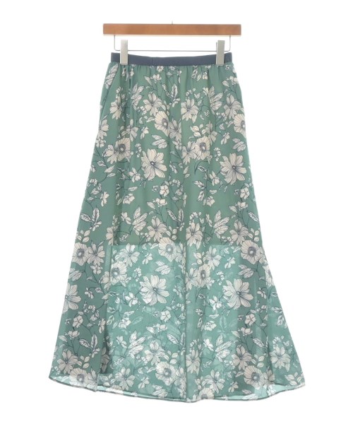 IENA(イエナ)ロング・マキシ丈スカート 緑 サイズ:36(S位)/2200638291049