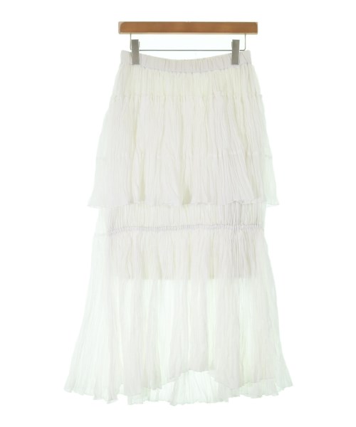 IENA(イエナ)ロング・マキシ丈スカート 白 サイズ:36(S位)/2200642241061
