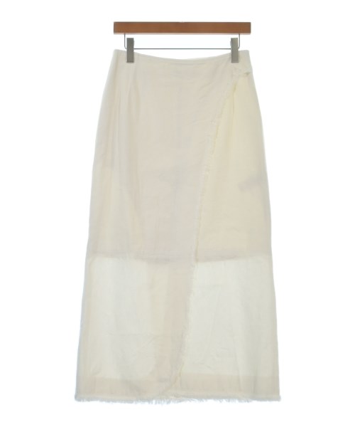 IENA(イエナ)ロング・マキシ丈スカート 白 サイズ:38(M位)/2200618760015