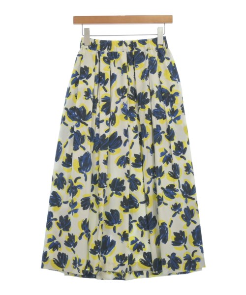 IENA(イエナ)ロング・マキシ丈スカート 白 サイズ:34(XS位)/2200601799046