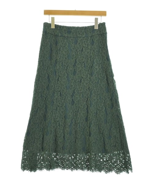 IENA(イエナ)ロング・マキシ丈スカート 緑 サイズ:38(M位)/2200656053018