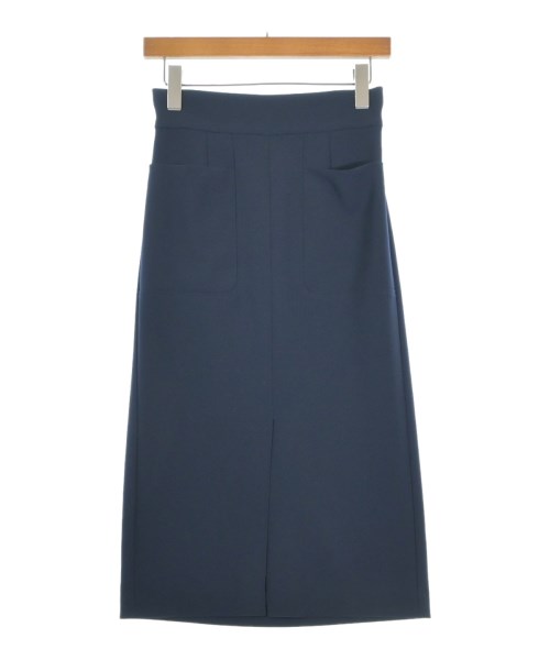 IENA(イエナ)ロング・マキシ丈スカート 紺 サイズ:36(S位)/2200651099011