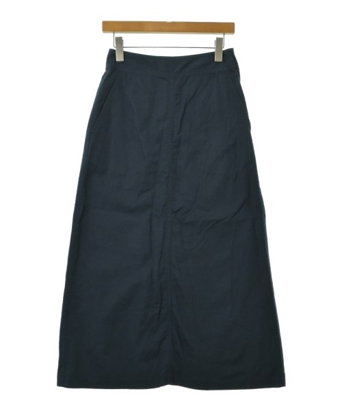 IENA(イエナ)ロング・マキシ丈スカート 紺 サイズ:36(S位)/2200656979066