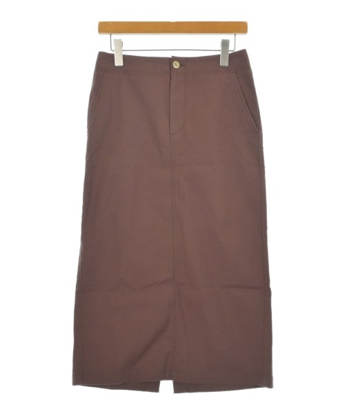 IENA(イエナ)ロング・マキシ丈スカート 茶 サイズ:38(M位)/2200654717066
