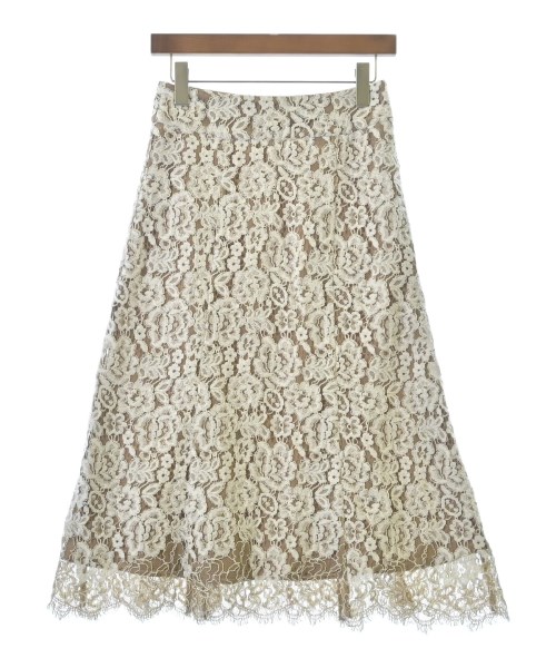 IENA(イエナ)ロング・マキシ丈スカート 白 サイズ:36(S位)/2200661116012