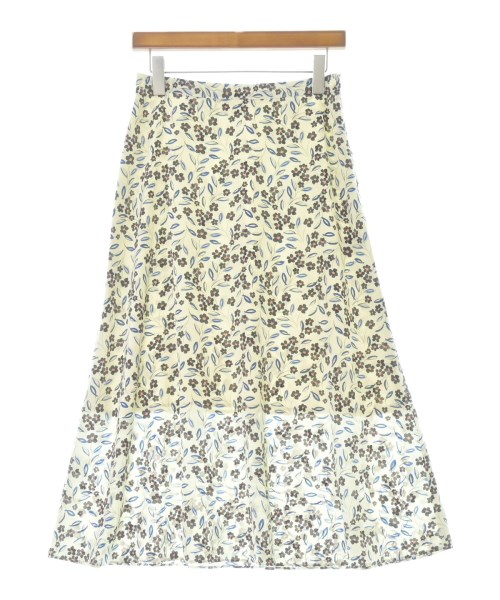 IENA(イエナ)ロング・マキシ丈スカート 白 サイズ:38(M位)/2200662445180