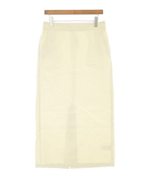 IENA(イエナ)ロング・マキシ丈スカート 白 サイズ:38(M位)/2200663813087