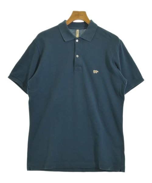 SCYE BASICS(サイベーシックス)ポロシャツ 紺 サイズ:38(M位)/2200595397105