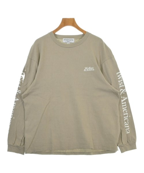 Americana(アメリカーナ)Tシャツ・カットソー ベージュ サイズ:F/2200624851097