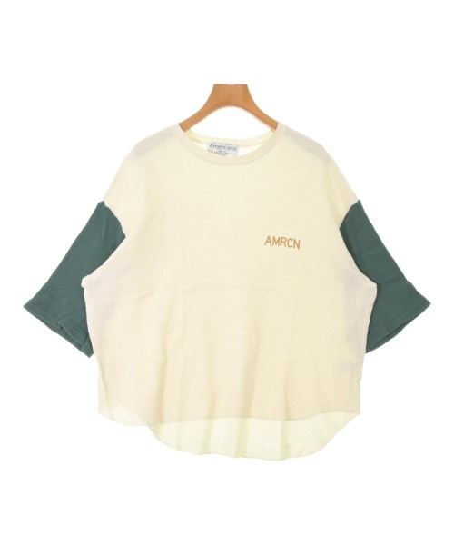 Americana(アメリカーナ)Tシャツ・カットソー ベージュ サイズ:F/2200661279083
