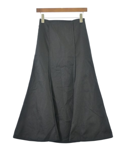 Mila Owen(ミラオーウェン)ひざ丈スカート 黒 サイズ:1(M位)/2200661078013