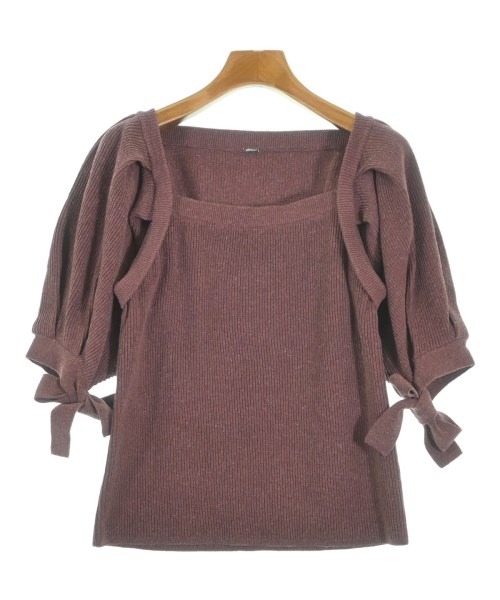 Mila Owen(ミラオーウェン)ニット・セーター 紫 サイズ:1(M位)/2200652710021