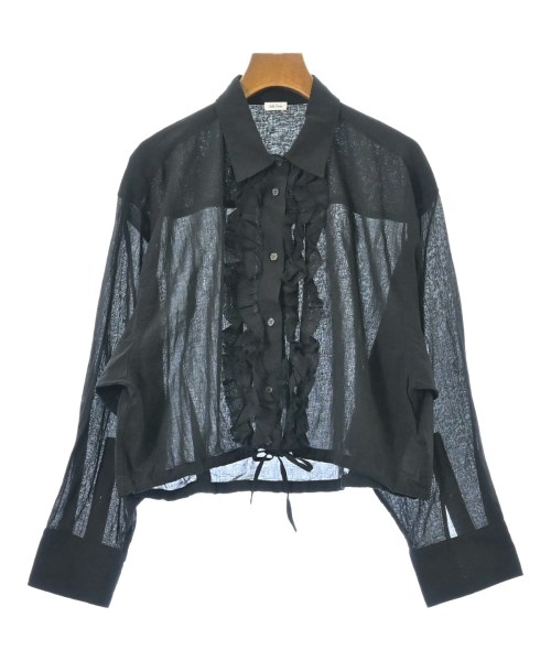 Mila Owen(ミラオーウェン)カジュアルシャツ 黒 サイズ:0(S位)/2200647525043