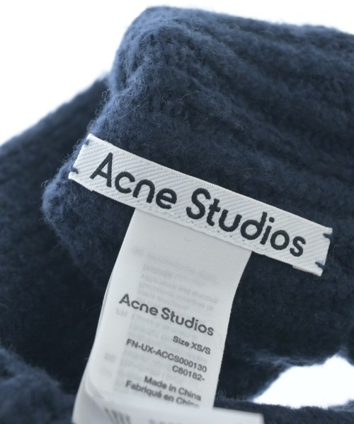 Acne Studios（アクネストゥディオズ）手袋 紺 サイズ:- レディース/2200627540066