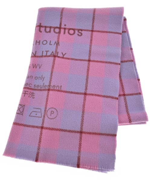 Acne Studios(アクネストゥディオズ)ストール ピンク サイズ:-/2200672936029