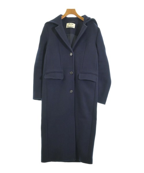 Acne Studios(アクネストゥディオズ)チェスターコート 紺 サイズ:34(XS位)/2200648030010