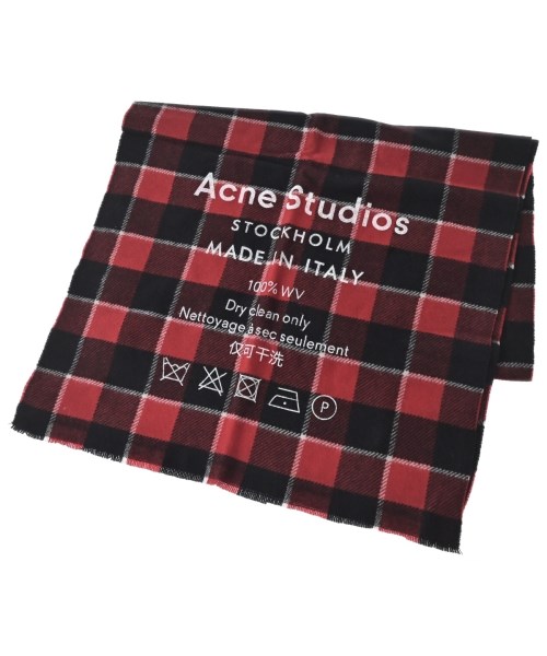 Acne Studios(アクネストゥディオズ)ストール 赤 サイズ:-/2200685950036