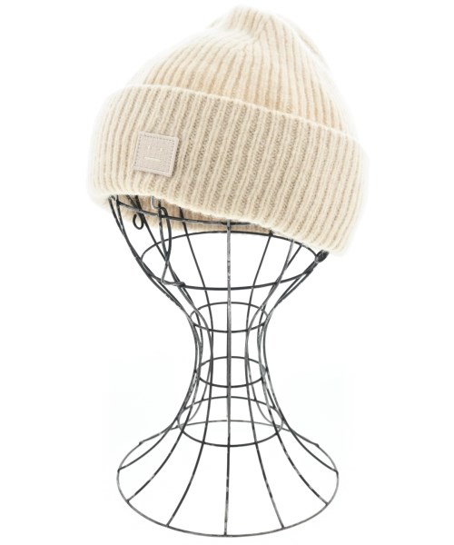 Acne Studios(アクネストゥディオズ)ニットキャップ・ビーニー 白 サイズ:ONE/2200681831100
