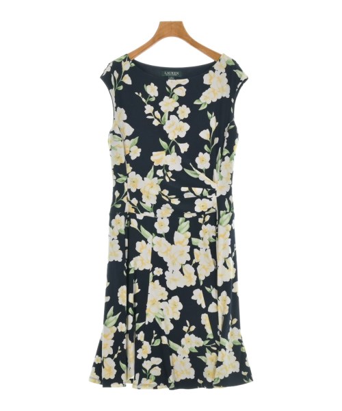 LAUREN Ralph Lauren(ローレンラルフローレン)ワンピース 紺 サイズ:6(M位)/2200632320691