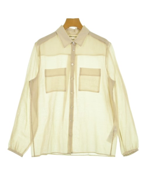 SEMI-COUTURE(セミクチュール)カジュアルシャツ ベージュ サイズ:40(M位)/2200607818048